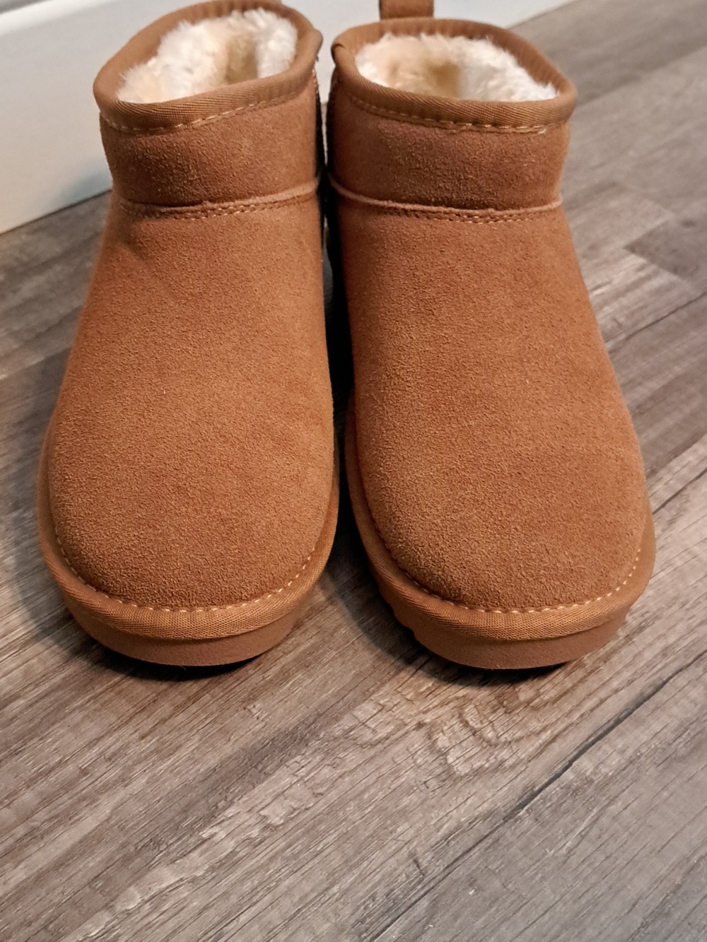 Project Cloud Suede Bootie With Fayx Fur Lining